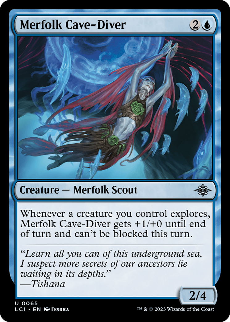 Merfolk Cave-Diver [The Lost Caverns of Ixalan] | Exor Games Truro