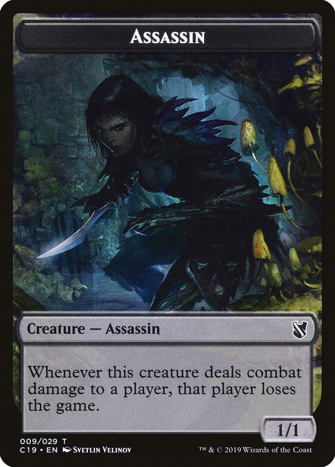 Assassin Token [Commander 2019 Tokens] | Exor Games Truro