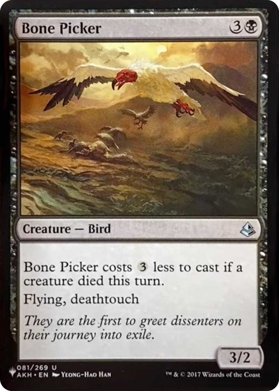 Bone Picker [The List] | Exor Games Truro