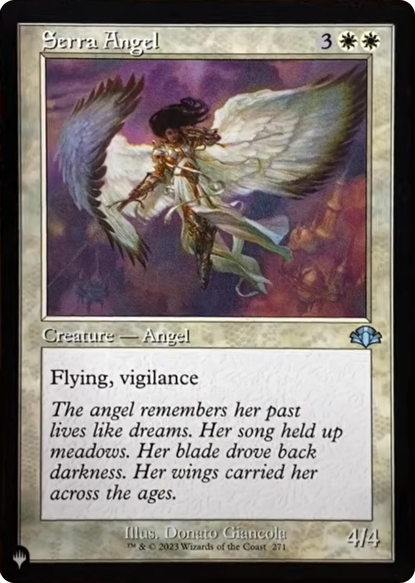 Serra Angel (Retro Frame) [The List] | Exor Games Truro