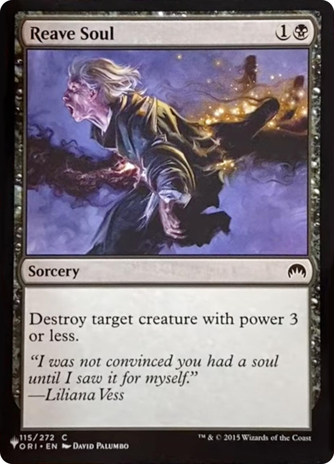 Reave Soul [The List] | Exor Games Truro