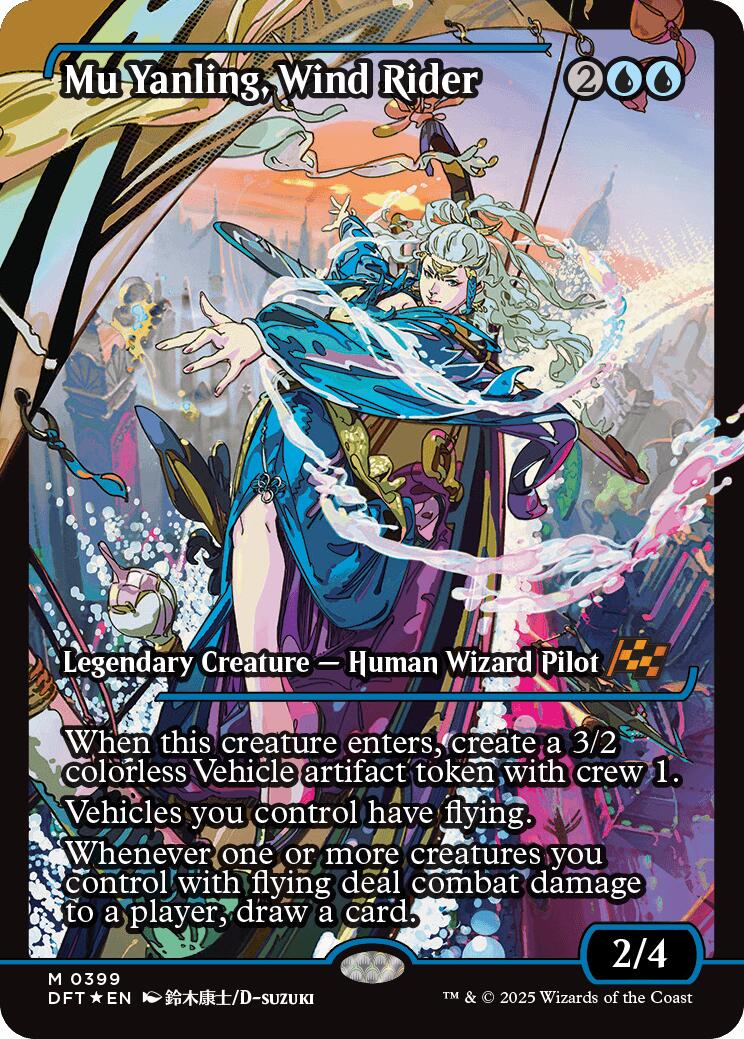 Mu Yanling, Wind Rider (Showcase) (Japanese) [Aetherdrift] | Exor Games Truro