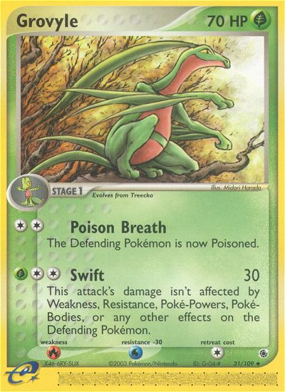 Grovyle (31/109) [EX: Ruby & Sapphire] | Exor Games Truro