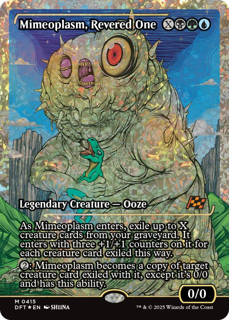 Mimeoplasm, Revered One (Showcase Fracture Foil) (Japanese) [Aetherdrift] | Exor Games Truro