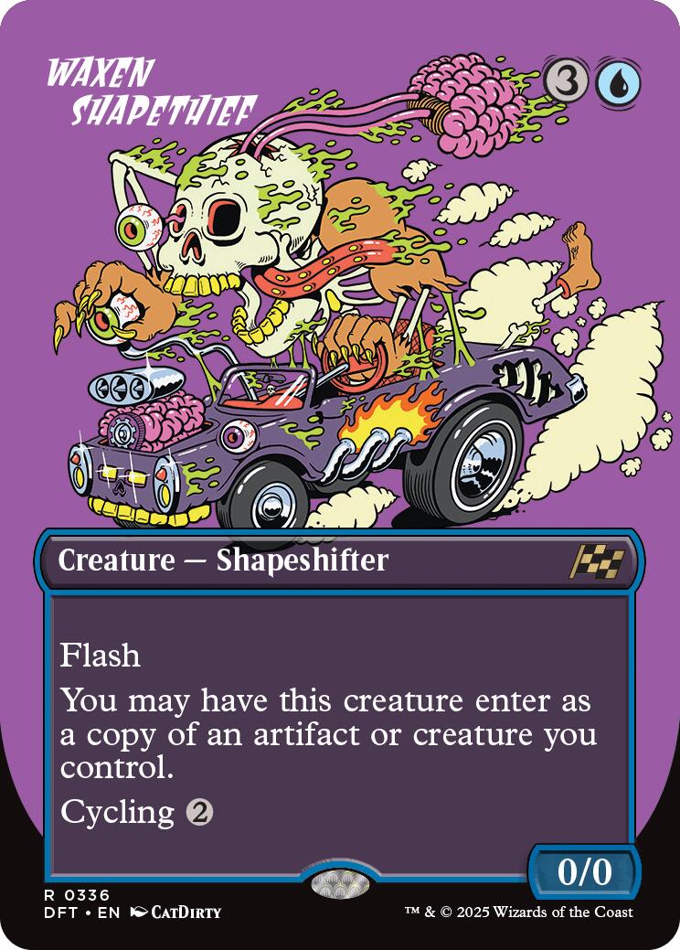 Waxen Shapethief (Borderless) [Aetherdrift] | Exor Games Truro