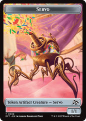 Servo // Thopter (0009) Double-Sided Token [Aetherdrift Tokens] | Exor Games Truro