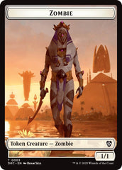 Champion of Wits // Zombie (0003) Double-Sided Token [Aetherdrift Tokens] | Exor Games Truro