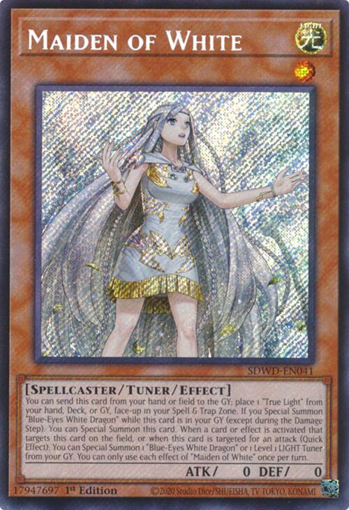 Maiden of White (Secret Rare) [SDWD-EN041] Secret Rare | Exor Games Truro