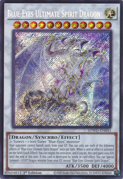 Blue-Eyes Ultimate Spirit Dragon (Secret Rare) [SDWD-EN043] Secret Rare | Exor Games Truro
