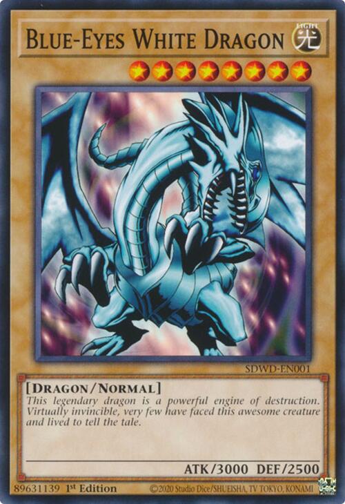 Blue-Eyes White Dragon [SDWD-EN001] Common | Exor Games Truro