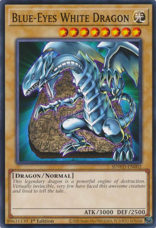 Blue-Eyes White Dragon [SDWD-EN002] Common | Exor Games Truro