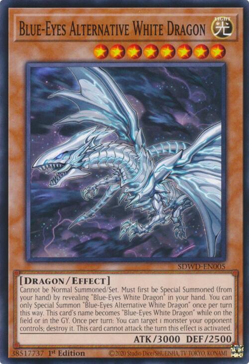 Blue-Eyes Alternative White Dragon [SDWD-EN005] Common | Exor Games Truro