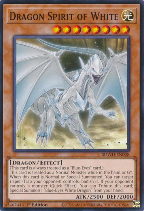 Dragon Spirit of White [SDWD-EN008] Common | Exor Games Truro
