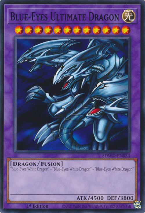 Blue-Eyes Ultimate Dragon [SDWD-EN034] Common | Exor Games Truro