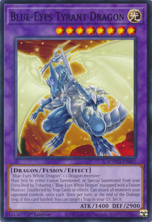 Blue-Eyes Tyrant Dragon [SDWD-EN037] Common | Exor Games Truro