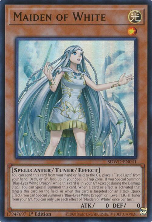 Maiden of White [SDWD-EN041] Ultra Rare | Exor Games Truro
