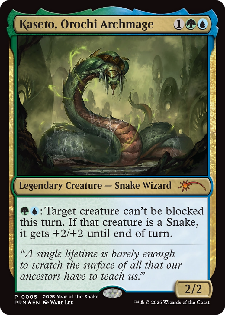 Kaseto, Orochi Archmage (Year of the Snake 2025) [Standard Showdown Promos] | Exor Games Truro