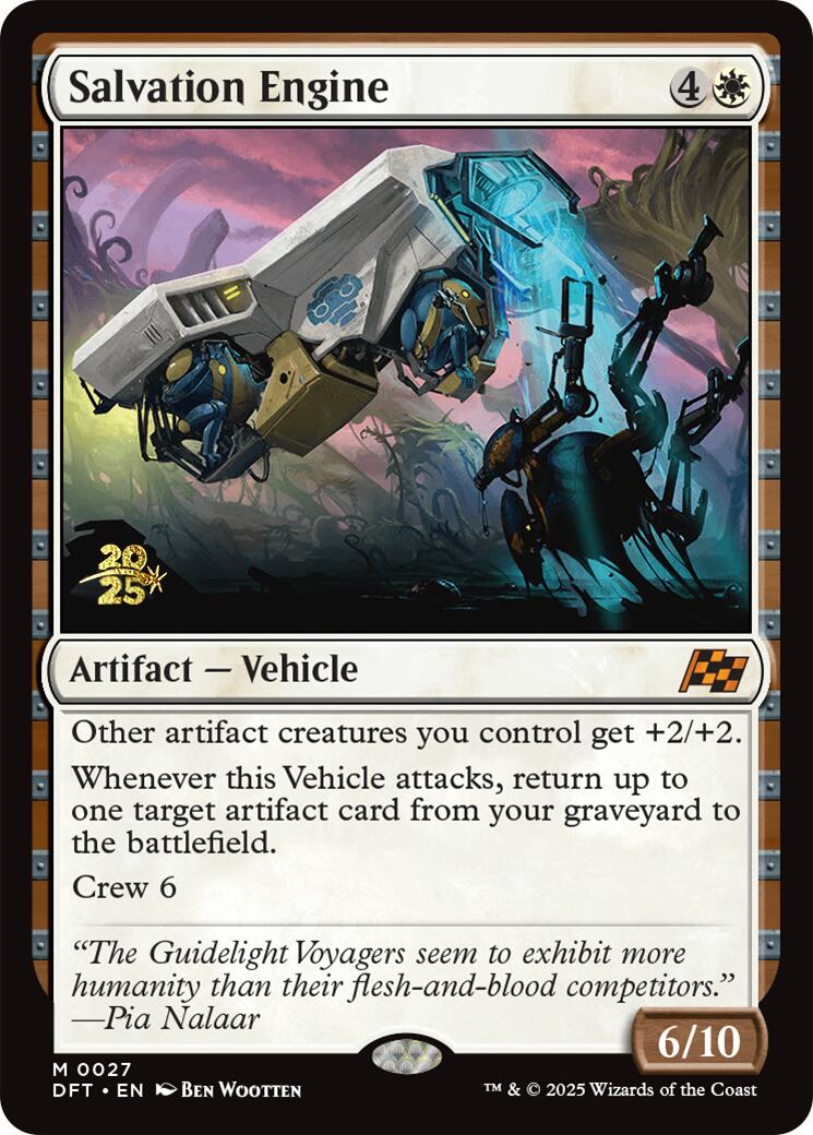 Salvation Engine [Aetherdrift Prerelease Promos] | Exor Games Truro