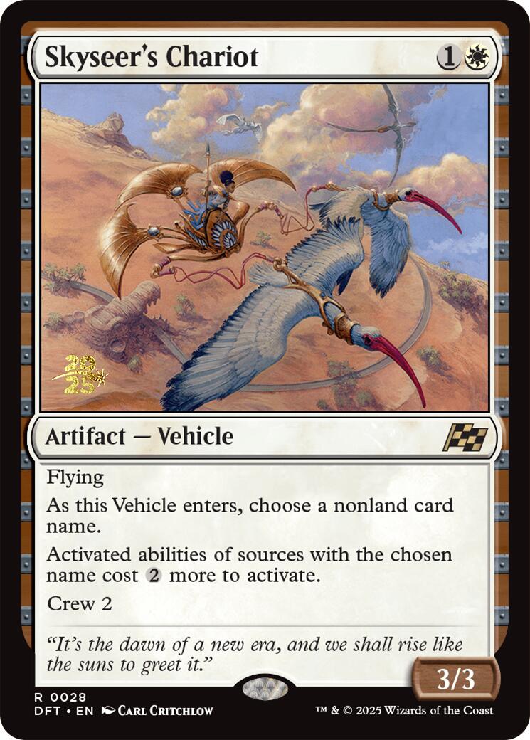 Skyseer's Chariot [Aetherdrift Prerelease Promos] | Exor Games Truro