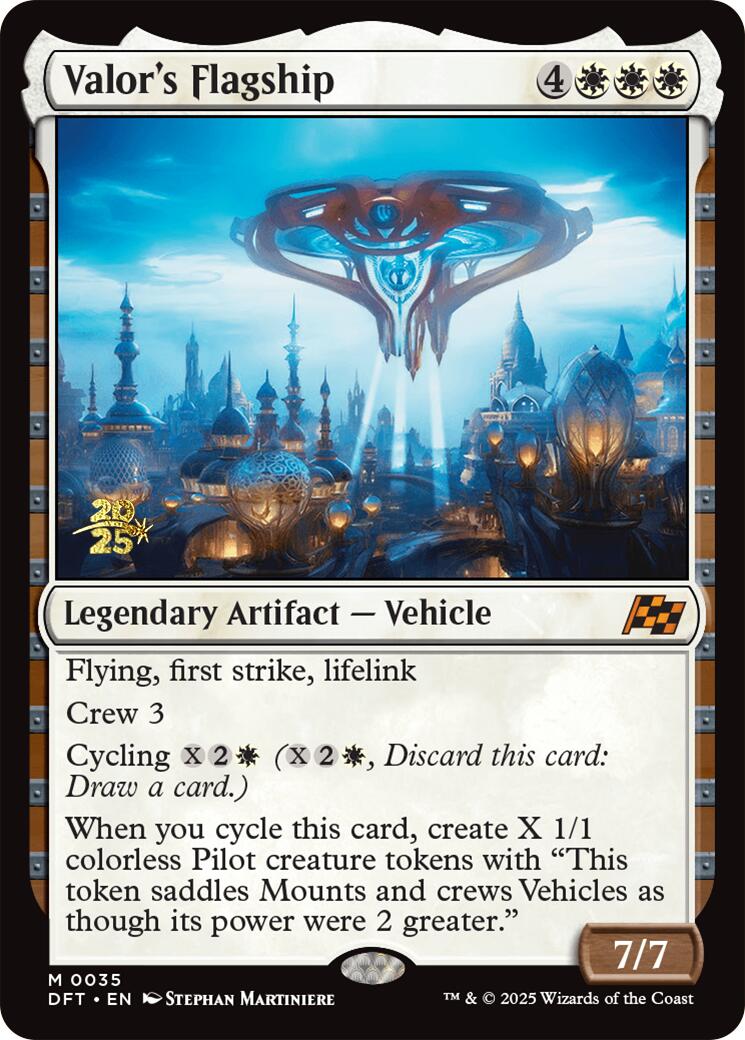 Valor's Flagship [Aetherdrift Prerelease Promos] | Exor Games Truro