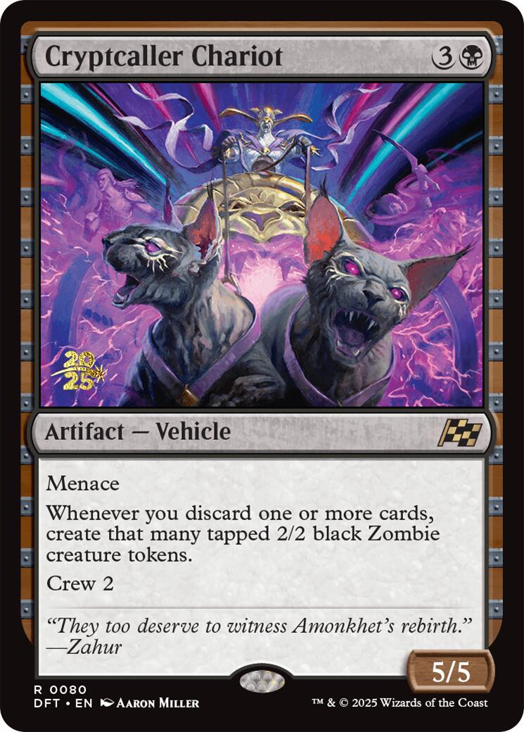 Cryptcaller Chariot [Aetherdrift Prerelease Promos] | Exor Games Truro