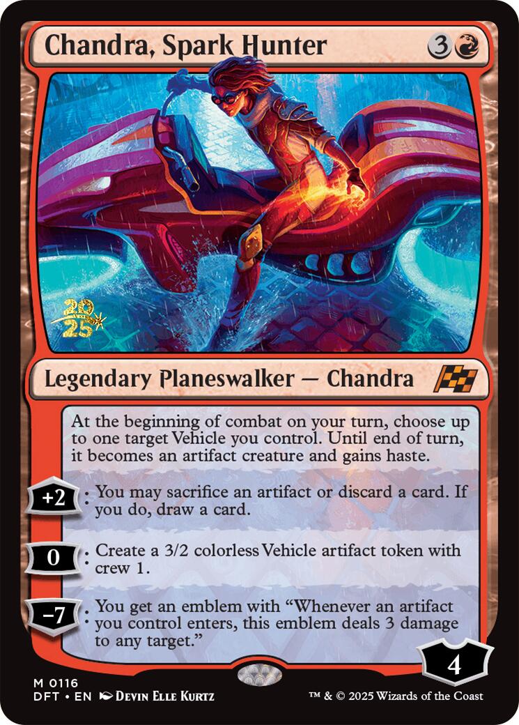 Chandra, Spark Hunter [Aetherdrift Prerelease Promos] | Exor Games Truro