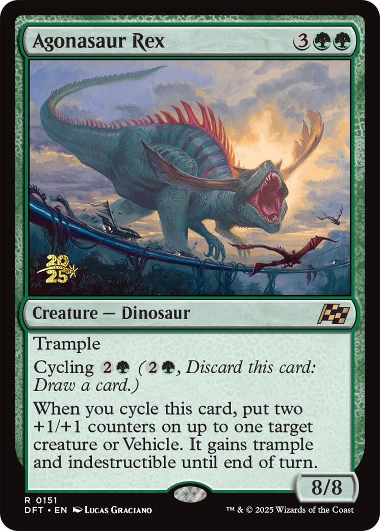 Agonasaur Rex [Aetherdrift Prerelease Promos] | Exor Games Truro