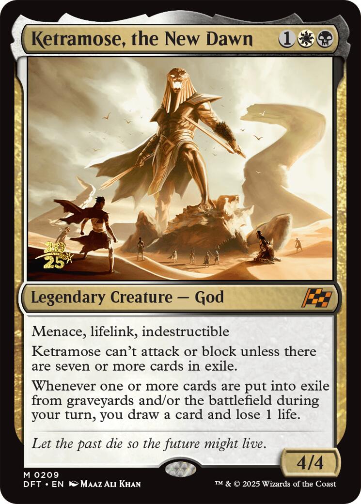 Ketramose, the New Dawn [Aetherdrift Prerelease Promos] | Exor Games Truro