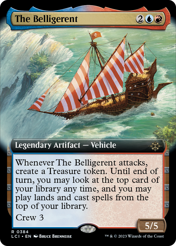 The Belligerent (Extended Art) [The Lost Caverns of Ixalan] | Exor Games Truro