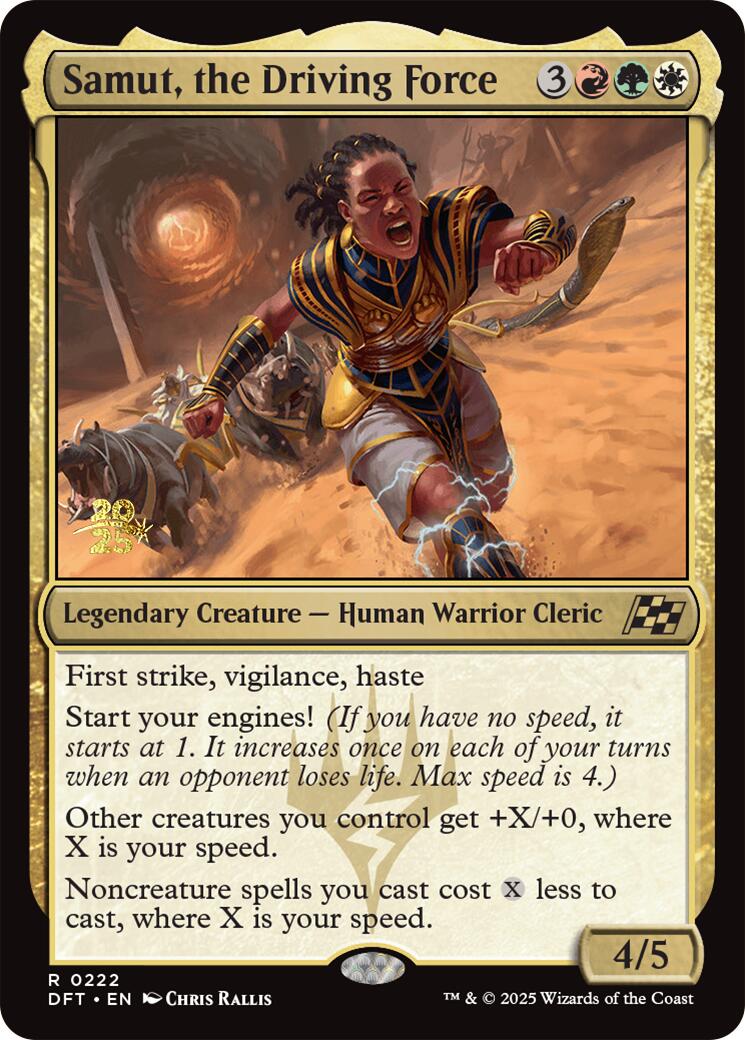 Samut, the Driving Force [Aetherdrift Prerelease Promos] | Exor Games Truro