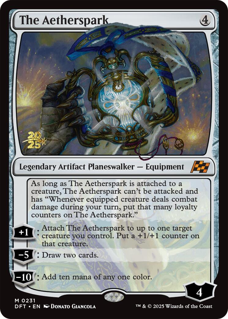 The Aetherspark [Aetherdrift Prerelease Promos] | Exor Games Truro