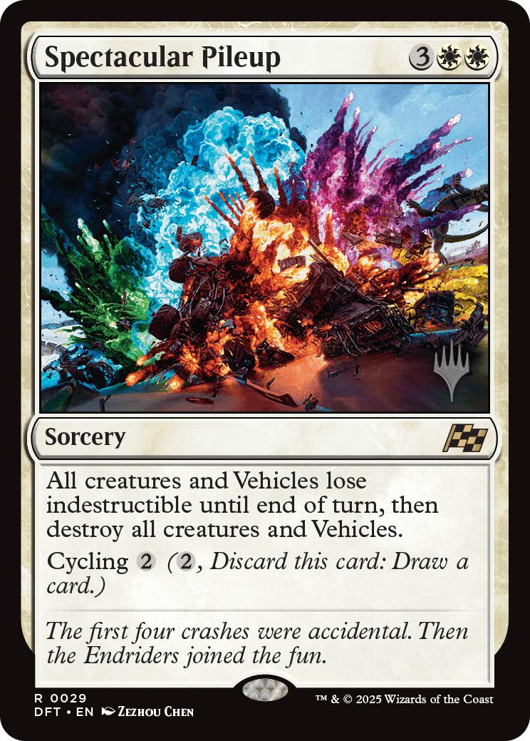 Spectacular Pileup (Promo Pack) [Aetherdrift Promos] | Exor Games Truro