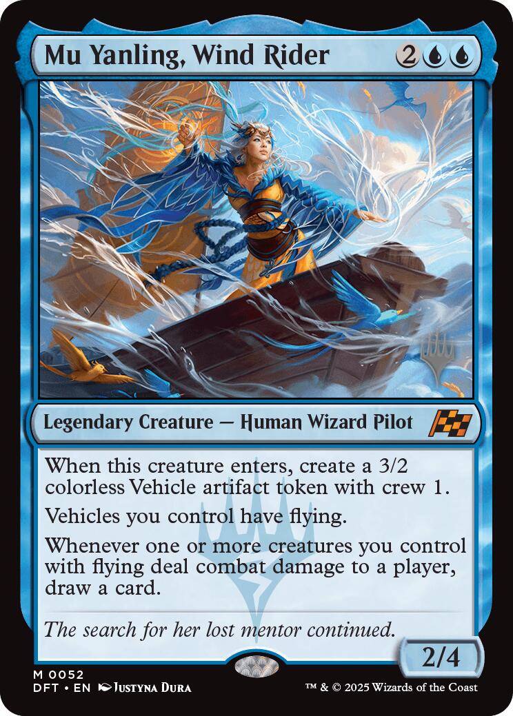 Mu Yanling, Wind Rider (Promo Pack) [Aetherdrift Promos] | Exor Games Truro