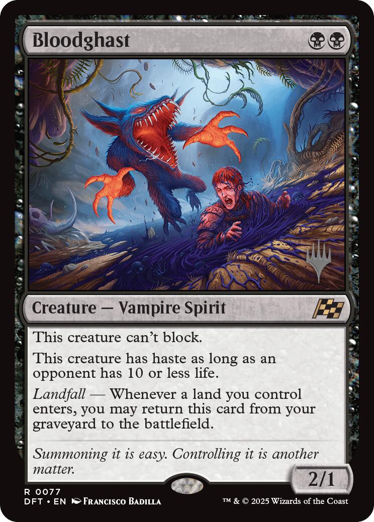 Bloodghast (Promo Pack) [Aetherdrift Promos] | Exor Games Truro