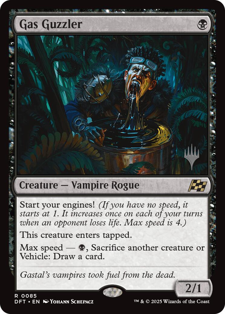 Gas Guzzler (Promo Pack) [Aetherdrift Promos] | Exor Games Truro