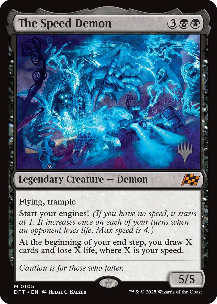 The Speed Demon (Promo Pack) [Aetherdrift Promos] | Exor Games Truro