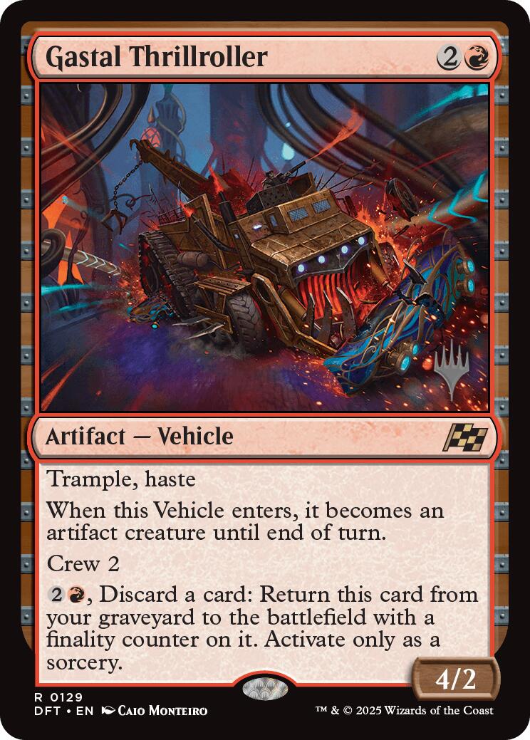 Gastal Thrillroller (Promo Pack) [Aetherdrift Promos] | Exor Games Truro