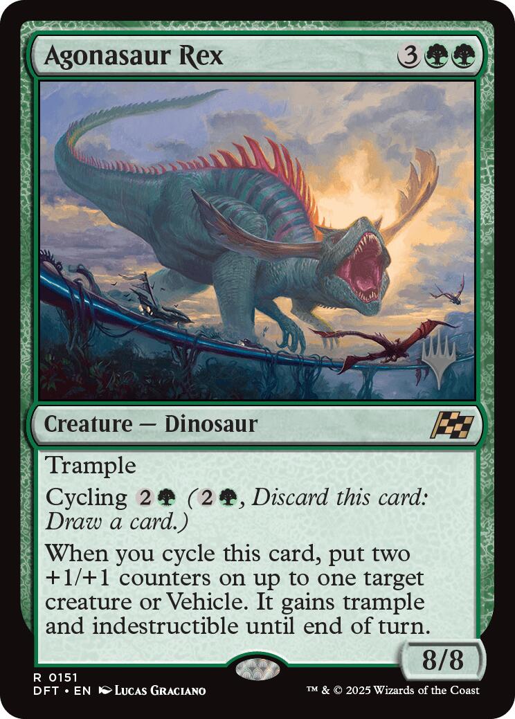 Agonasaur Rex [Aetherdrift Promos] | Exor Games Truro