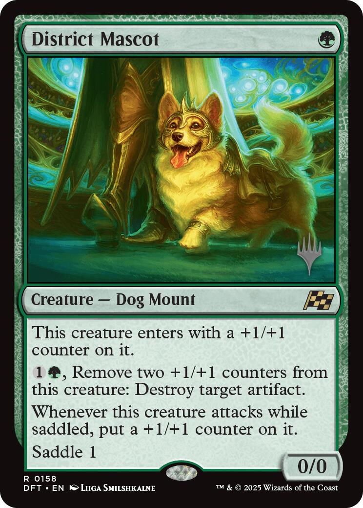 District Mascot (Promo Pack) [Aetherdrift Promos] | Exor Games Truro