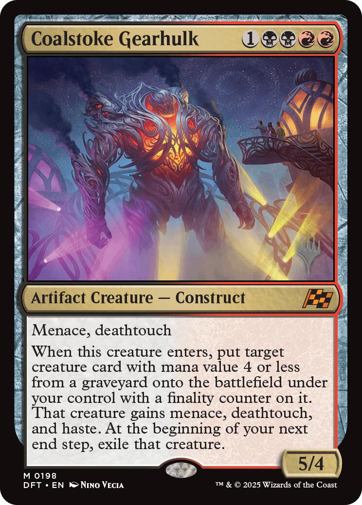 Coalstoke Gearhulk (Promo Pack) [Aetherdrift Promos] | Exor Games Truro