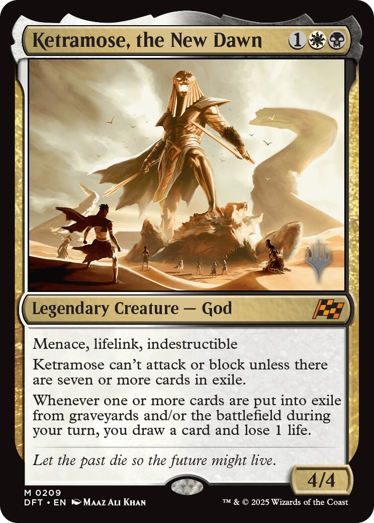 Ketramose, the New Dawn [Aetherdrift Promos] | Exor Games Truro