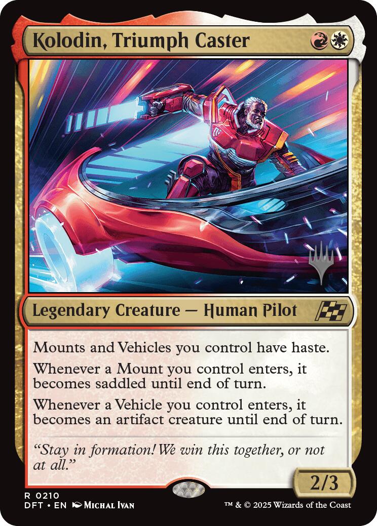 Kolodin, Triumph Caster (Promo Pack) [Aetherdrift Promos] | Exor Games Truro