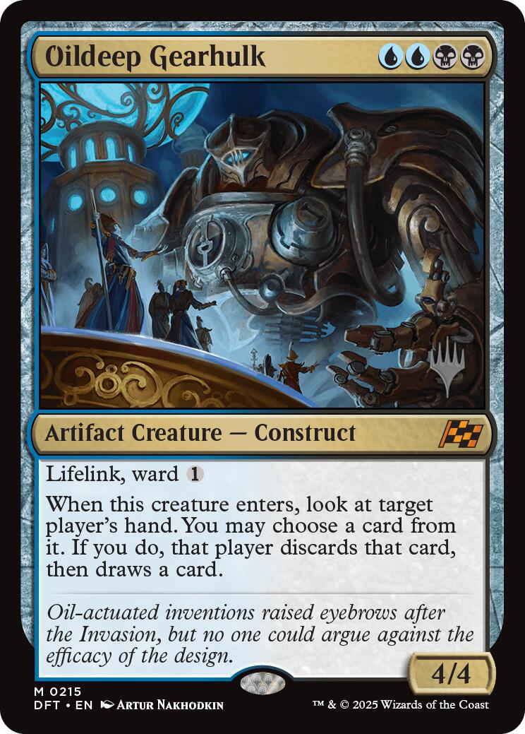 Oildeep Gearhulk (Promo Pack) [Aetherdrift Promos] | Exor Games Truro