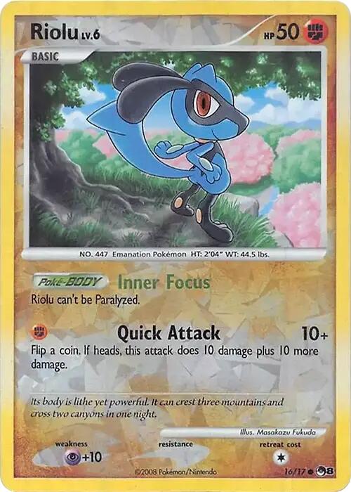 Riolu (016/017) (Cracked Ice Holo) [Miscellaneous Cards] | Exor Games Truro