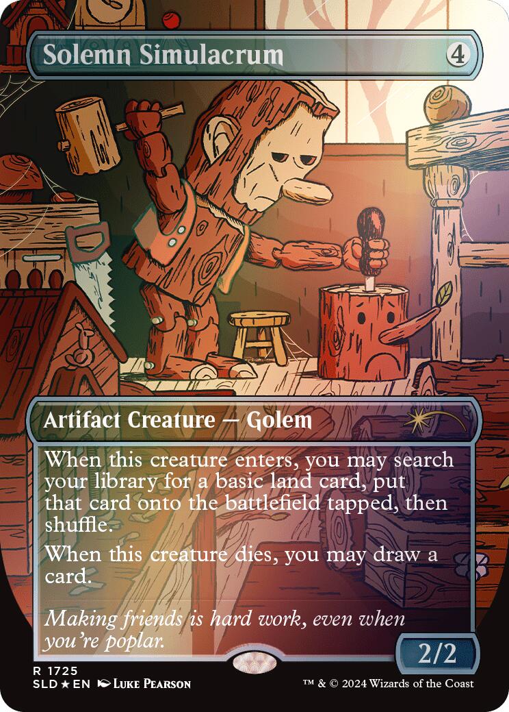 Solemn Simulacrum (1725) (Rainbow Foil) [Secret Lair Drop Series] | Exor Games Truro