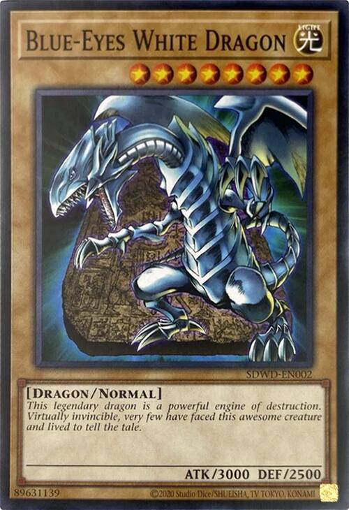 Blue-Eyes White Dragon (Unlimited Misprint) [SDWD-EN002] Common | Exor Games Truro