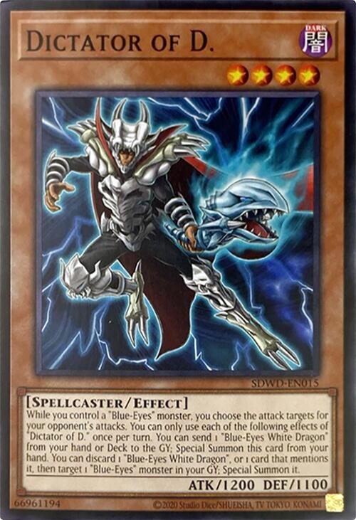 Dictator of D. (Unlimited Misprint) [SDWD-EN015] Common | Exor Games Truro