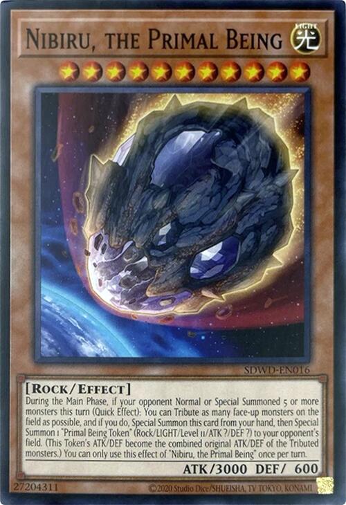 Nibiru, the Primal Being (Unlimited Misprint) [SDWD-EN016] Common | Exor Games Truro
