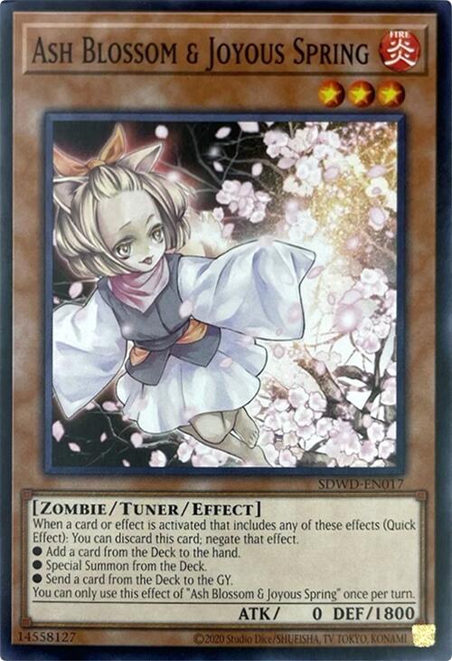 Ash Blossom & Joyous Spring (Unlimited Misprint) [SDWD-EN017] Common | Exor Games Truro