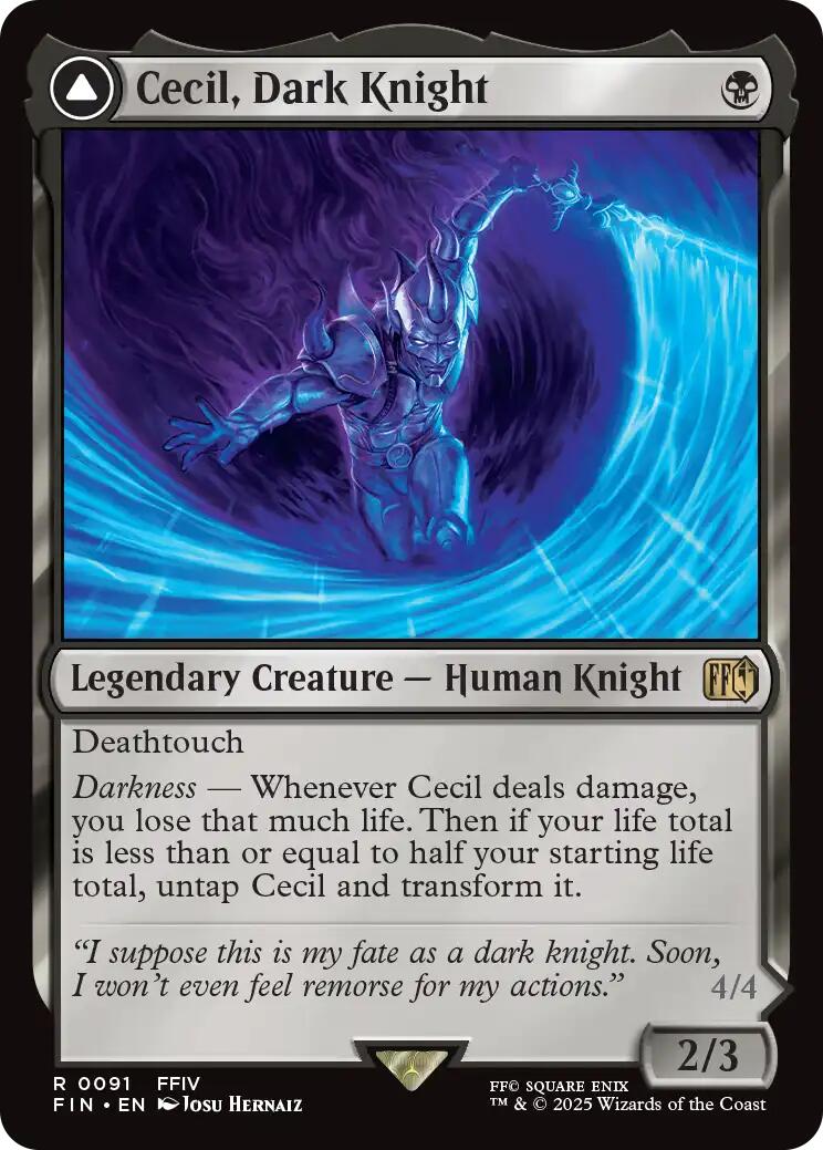 Cecil, Dark Knight // Cecil, Redeemed Paladin [FINAL FANTASY] | Exor Games Truro